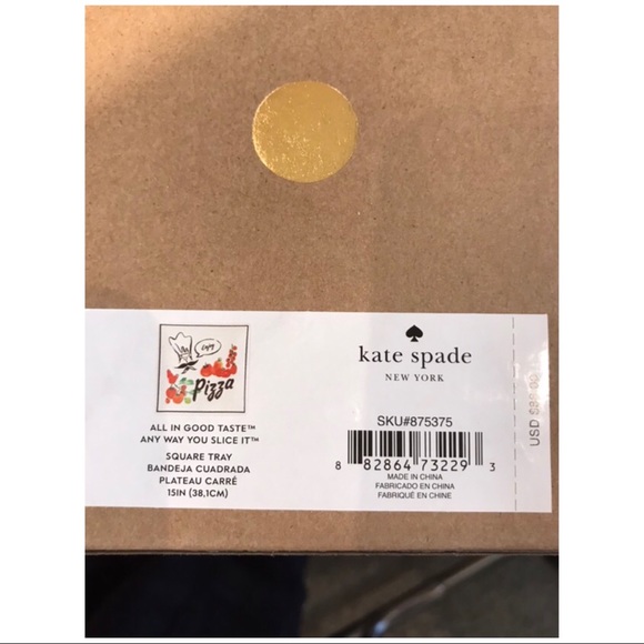 KSNY Any Way You Slice It Square Pizza Tray - Picture 3 of 8